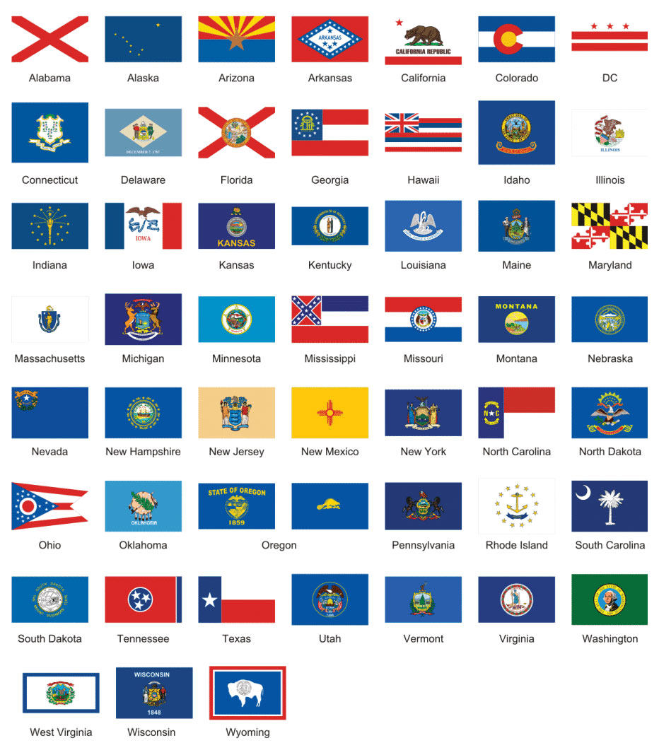 Current U.S. Flags